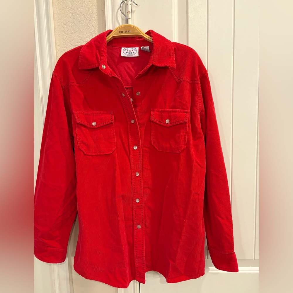 Vintage Corduroy Women’s Western Shirt